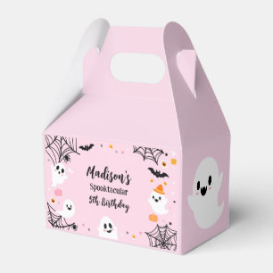 Pink Halloween Spooky Ghost Favour Box