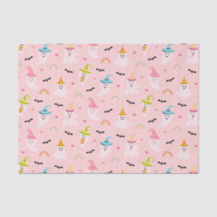 Pink Halloween Tissue Paper