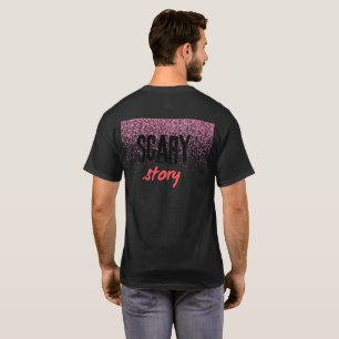 Pink Halloween. Vintage Pumpkin Scene Halloween T-Shirt