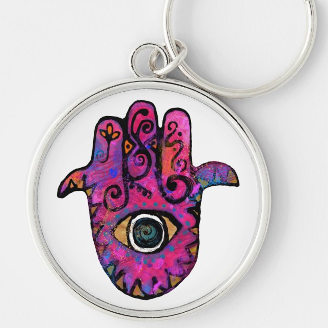 **PINK HAMSA** KEY RING (Front)