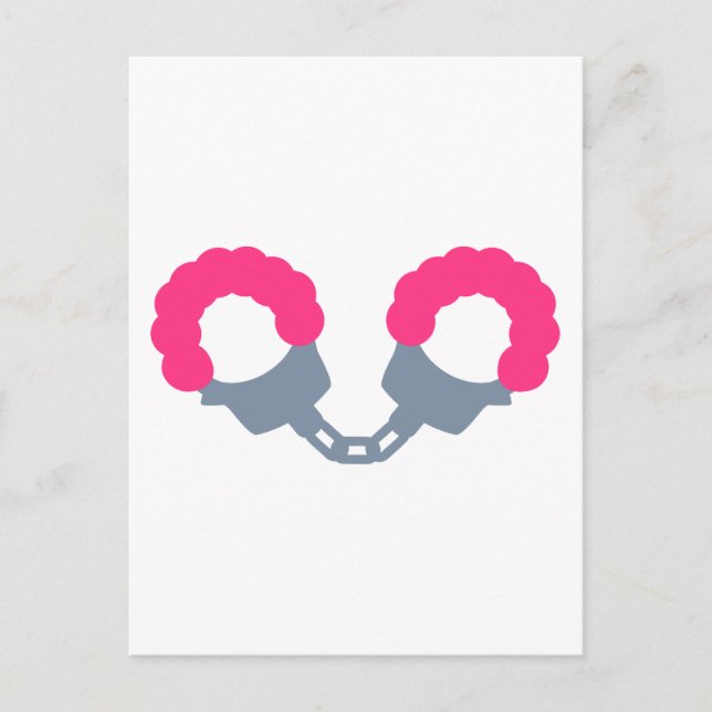 Pink Handcuffs Postcard (Front)