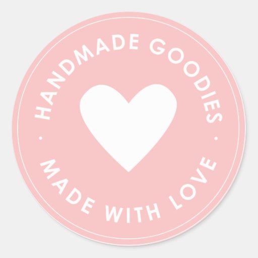 Image of Pink Handmade Goodies Sticker