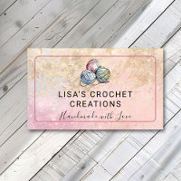 Pink Handmade with Love Crochet Yarn Balls Small