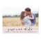 Pink Handwritten Script Save the Date Announcement