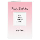 Pink Happy Birthday Add Your Photo Jumbo