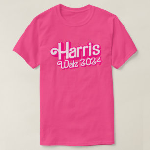 Pink Harris Walz 2024 T-Shirt