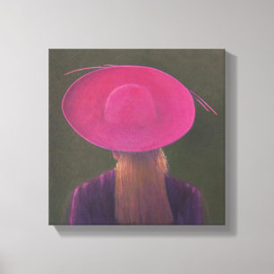 Pink Hat 2014 Canvas Print