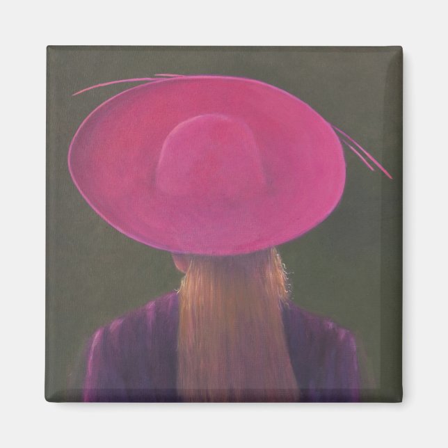 Pink Hat 2014 Magnet (Front)