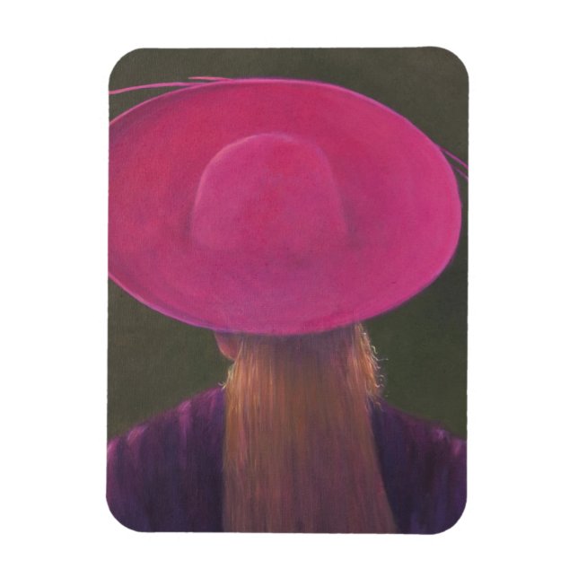 Pink Hat 2014 Magnet (Vertical)