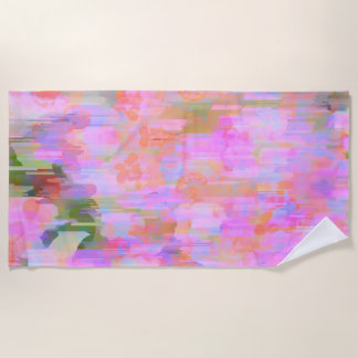 Pink Haze Beach Towel