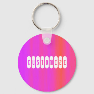 Pink Haze - Template Key Ring