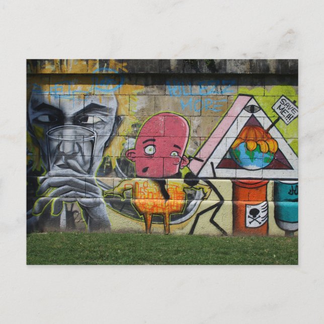 Pink Head Postcard (Front)