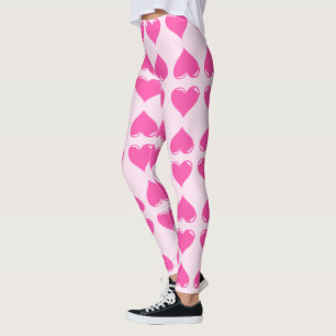 Pink Hear Leggings