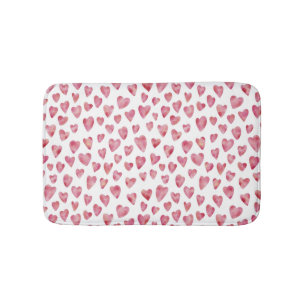 Pink Heart Bathmat