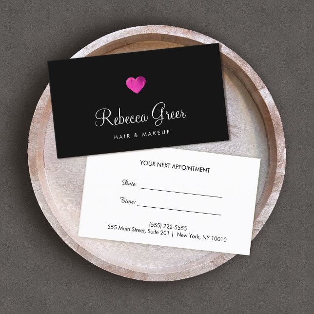 Pink Heart Beauty Salon Appointment Reminder (Creator Uploaded)