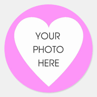 Pink Heart Border Stickers