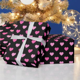 Pink Heart Breast Cancer Awareness Pattern Wrapping Paper