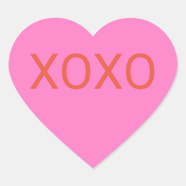 Pink Heart Candy Sticker (Front)