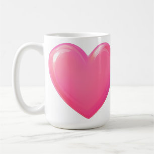Pink Heart Coffee Mug