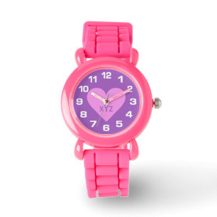Pink Heart custom watches