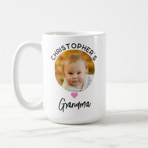 Pink Heart Cute Grandma Coffee Mug