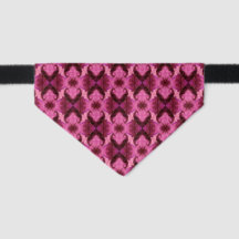 Pink Heart Damask