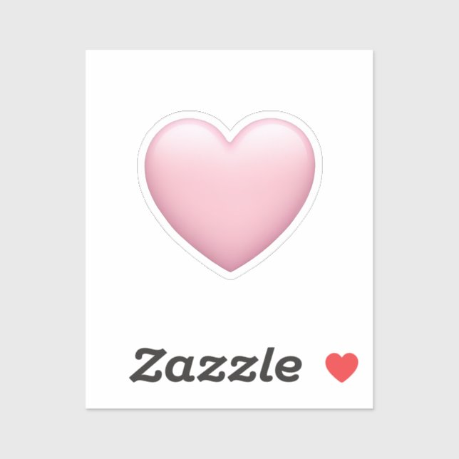 Pink Heart Emoji – Soft and Loving Symbol Art (Sheet)