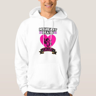 Pink Heart Idol Singing KPop Music Love Design Hoodie