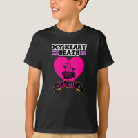 Pink Heart Idol Singing KPop Music Love Design