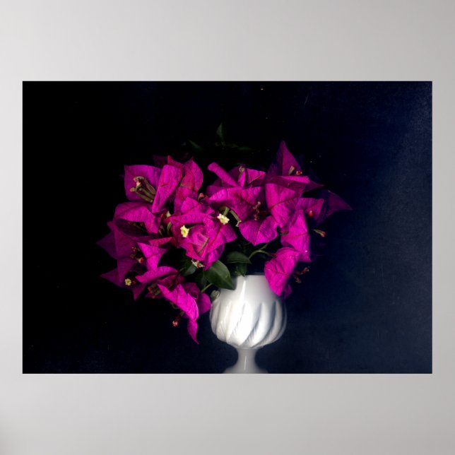 Pink heart in black poster (Front)