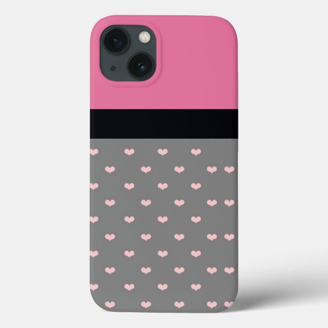 Pink Heart iPad Air Case (Back)