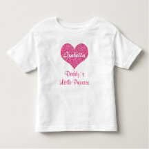Pink Heart Little Princess Personalised Baby Name