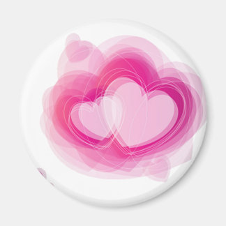 pink heart magnet