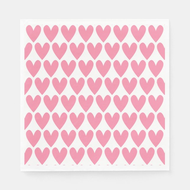 Pink Heart Napkin (Front)