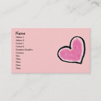 PINK HEART profile card