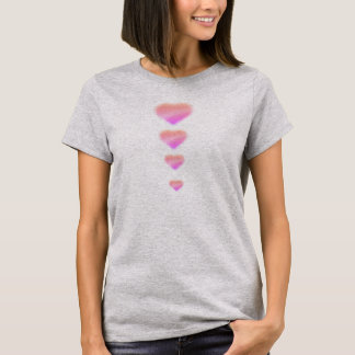pink heart sleeveless dress T-Shirt