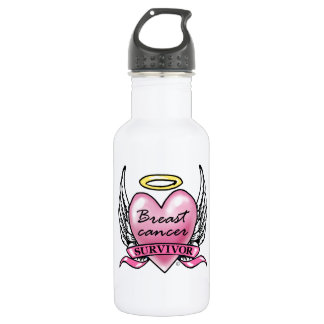 Pink Heart Survivor 532 Ml Water Bottle