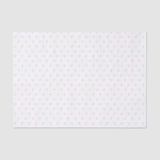 Pink heart tissue paper (Front)