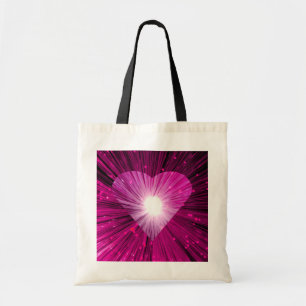 Pink Heart tote bag