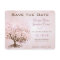 Pink Heart Tree Wedding Save the Date