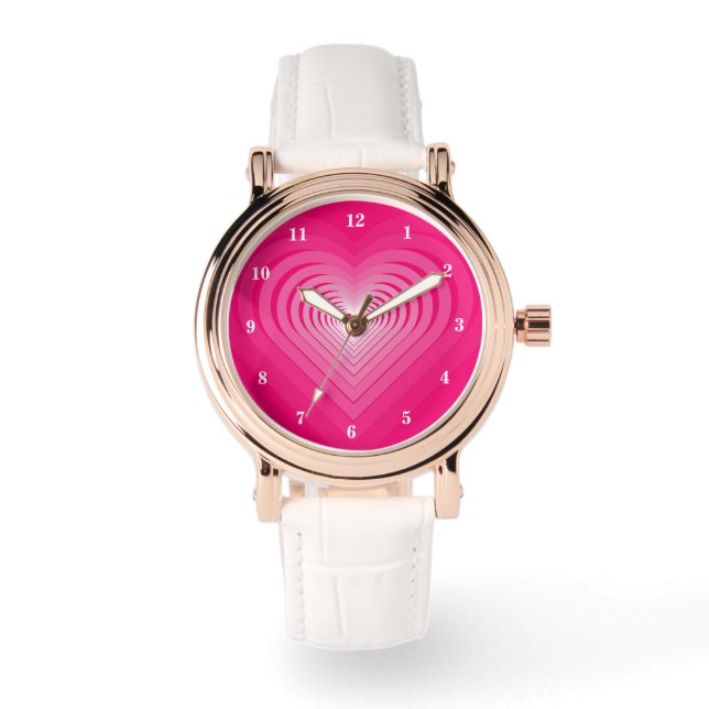 Pink Heart Watch (Front)