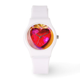 Pink Heart Watch