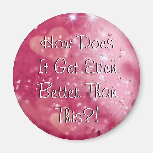 Pink Hearts and Diamonds HDIGEBTT? Magnet (Front)