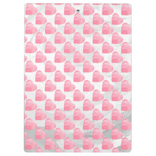 Pink Hearts Clipboard