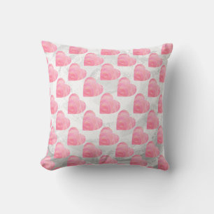 Pink Hearts Cushion