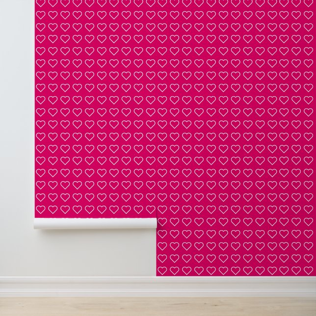 Pink Hearts Custom Colours Wallpaper (Application)