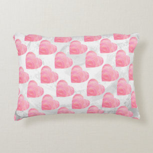 Pink Hearts Decorative Cushion