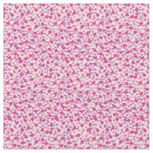 Pink Hearts for Love Fabric