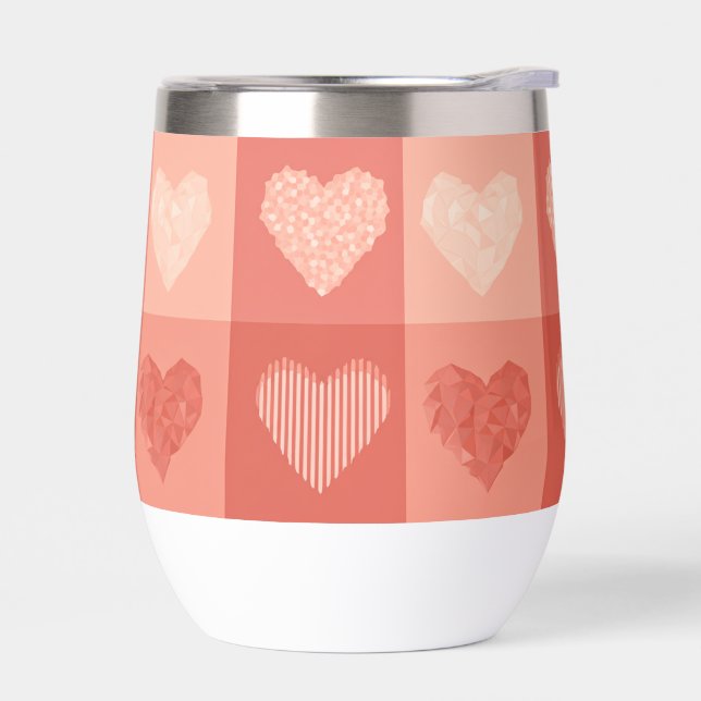 Pink Hearts for You (Left)