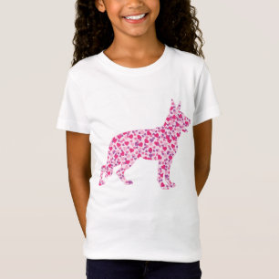 Pink Hearts German Shepherd T-Shirt